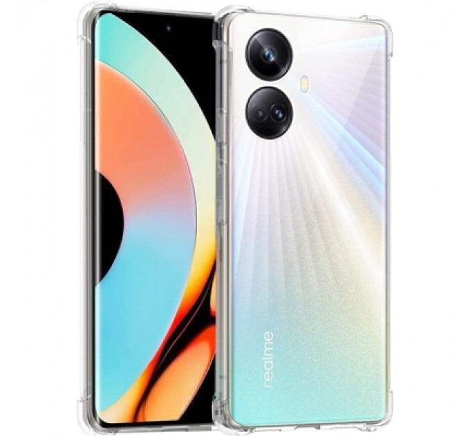 BeCover Чохол до мобільного телефона BeCover Anti-Shock Realme 10 Pro Plus 5G Clear (709333)