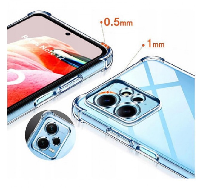 BeCover Чохол до мобільного телефона BeCover Anti-Shock Xiaomi Redmi Note 12 4G Clear (709325)