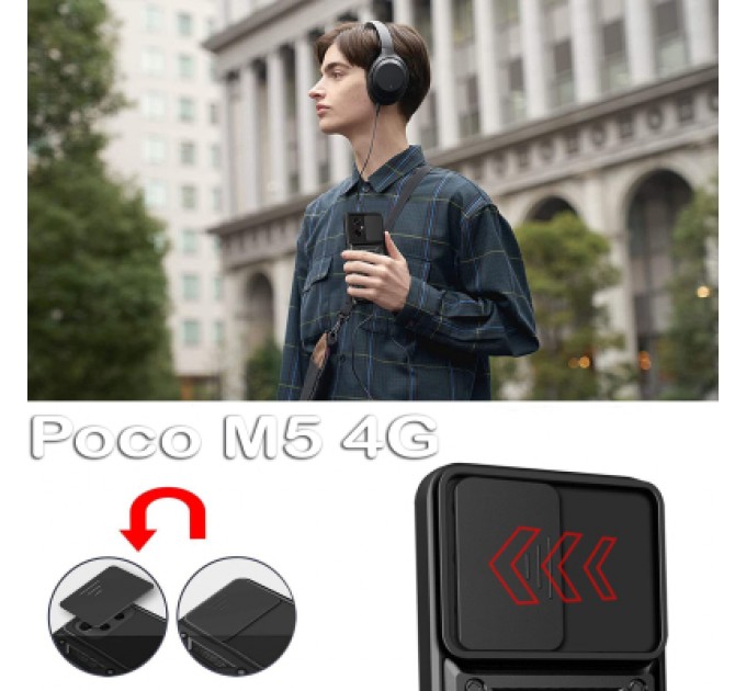 BeCover Чохол до мобільного телефона BeCover Military Poco M5 4G Black (709121)