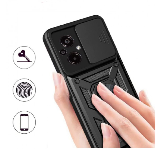 BeCover Чохол до мобільного телефона BeCover Military Poco M5 4G Black (709121)