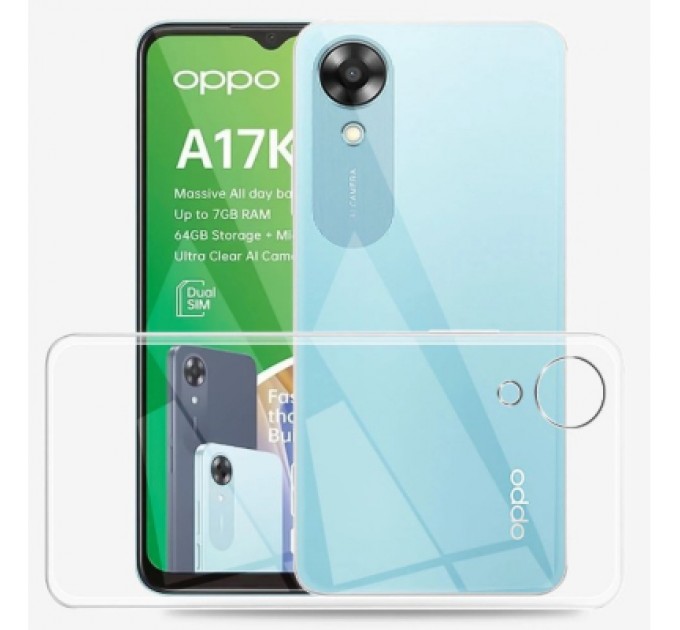 Чохол до мобільного телефона BeCover Oppo A17k 4G Transparancy (709301)