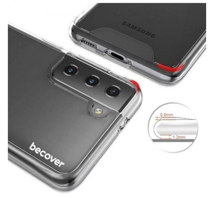 BeCover Чохол до мобільного телефона BeCover Space Case Samsung Galaxy S21 FE SM-G990 Transparancy (709354)