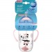 Canpol babies Поїльник-непроливайка Canpol babies Exotic Animals з трубочкою і обтяжувачем 270 мл Рожева (56/606_pin)