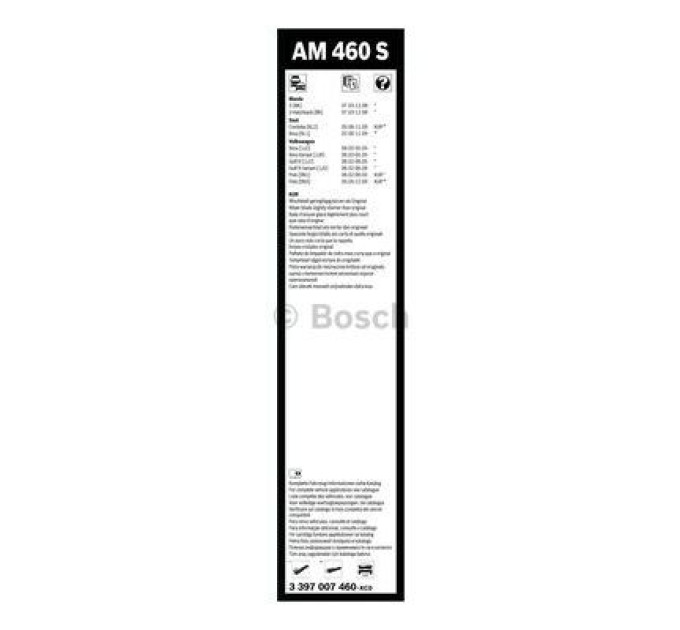 Bosch Щітка склоочисника Bosch 3 397 007 460