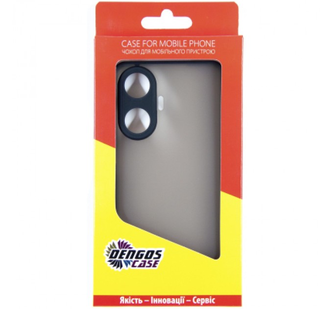 Dengos Чохол до мобільного телефона Dengos Matte Realme C55 (black) (DG-TPU-MATT-123)