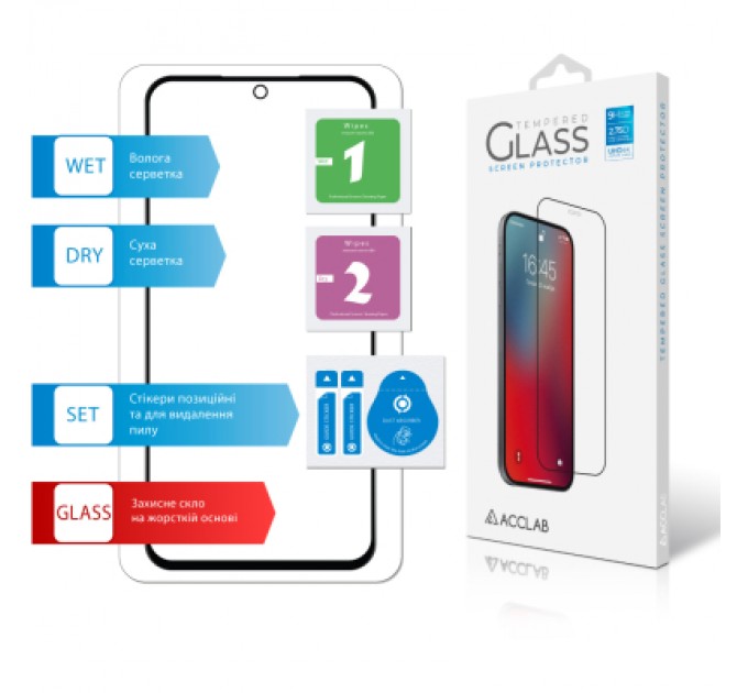 ACCLAB Скло захисне ACCLAB Full Glue Samsung A54 5G (1283126559860)