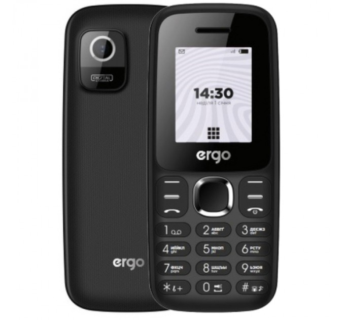 Ergo Мобільний телефон Ergo B184 Black