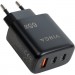 Vinga Зарядний пристрій Vinga GaN 65W PD+QC 2C1A ports Wall Charger (VCPCHCCA65B)