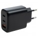 Vinga Зарядний пристрій Vinga GaN 65W PD+QC 2C1A ports Wall Charger (VCPCHCCA65B)