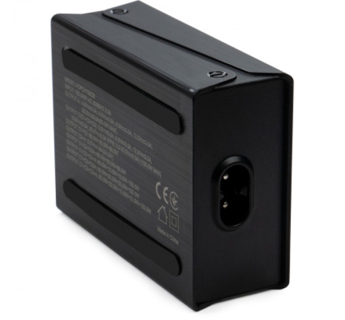 Vinga Зарядний пристрій Vinga GaN 100W PD+QC 3C1A ports 1.2m Wired Charger (VCPCH100CB)