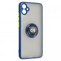 Armorstandart Чохол до мобільного телефона Armorstandart Frosted Matte Ring Samsung A04e (A042) Navy Blue (ARM68348)