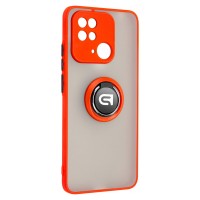 Чохол до мобільного телефона Armorstandart Frosted Matte Ring Xiaomi Redmi 10C Red (ARM68369)