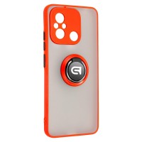 Чохол до мобільного телефона Armorstandart Frosted Matte Ring Xiaomi Redmi 12C Red (ARM68373)