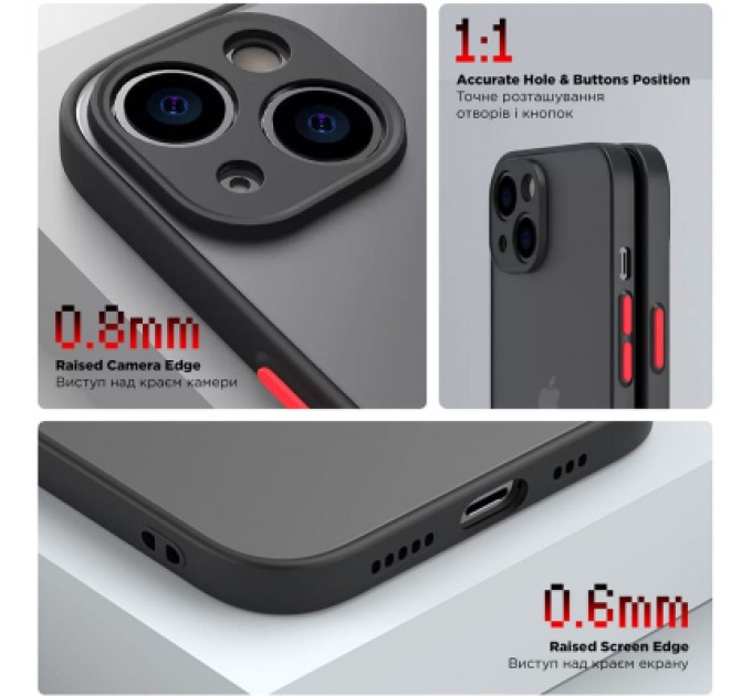 Armorstandart Чохол до мобільного телефона Armorstandart Frosted Matte Xiaomi Redmi 12 4G Black (ARM68550)