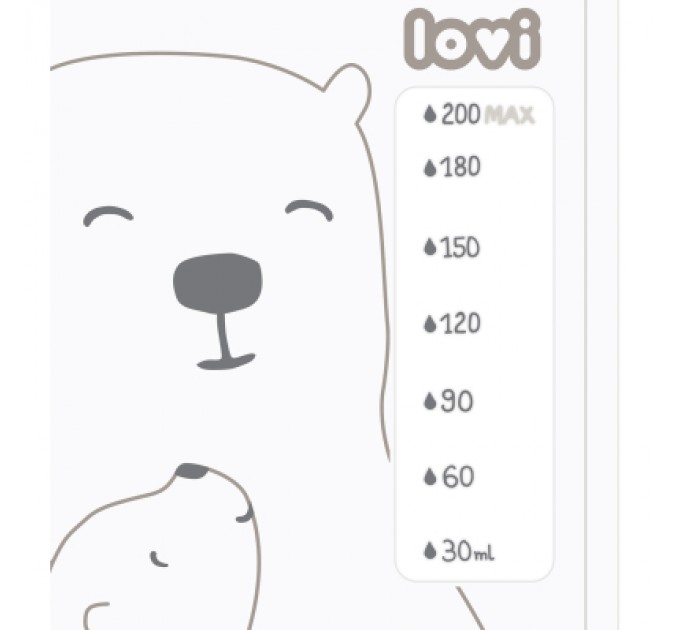 Lovi Пакет для зберігання грудного молока Lovi Buddy bear 25 шт (12/208)