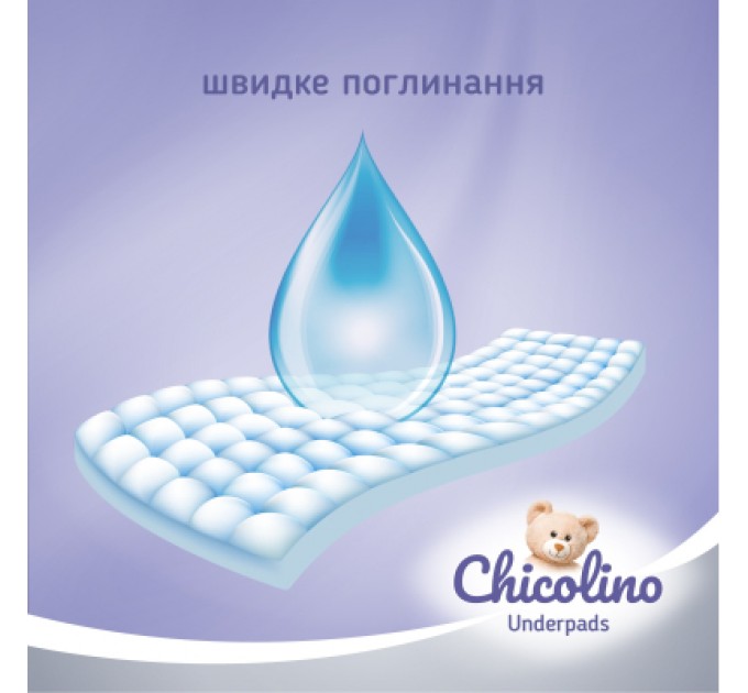 Chicolino Пелюшки для малюків Chicolino 60х55см 5 шт (4823098413899)