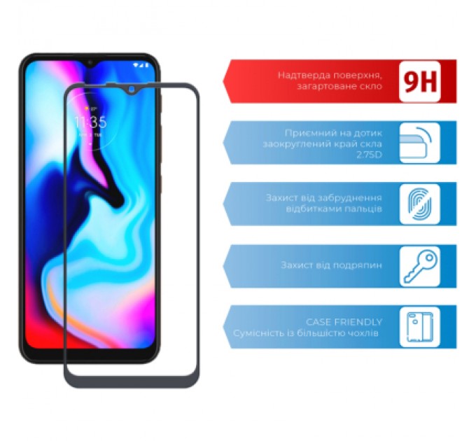 ACCLAB Скло захисне ACCLAB Full Glue MOTO E7 Power (1283126514395)