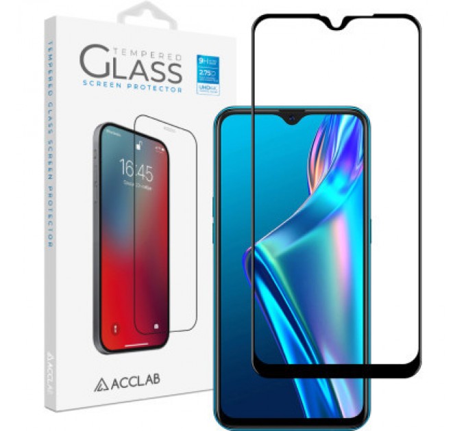 ACCLAB Скло захисне ACCLAB Full Glue Oppo A12 (1283126508356)