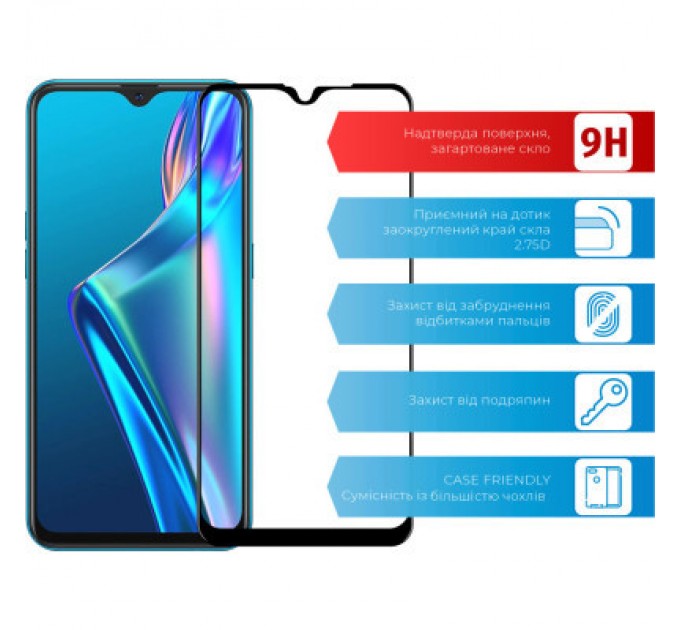 ACCLAB Скло захисне ACCLAB Full Glue Oppo A12 (1283126508356)