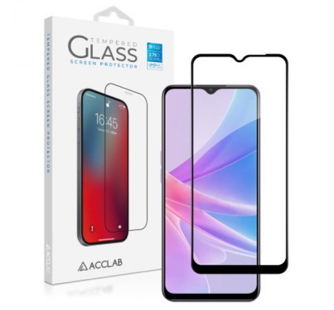 ACCLAB Скло захисне ACCLAB Full Glue Oppo A58 (1283126565144)
