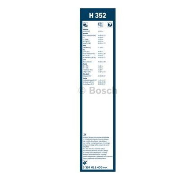 Bosch Щітка склоочисника Bosch 3 397 011 430
