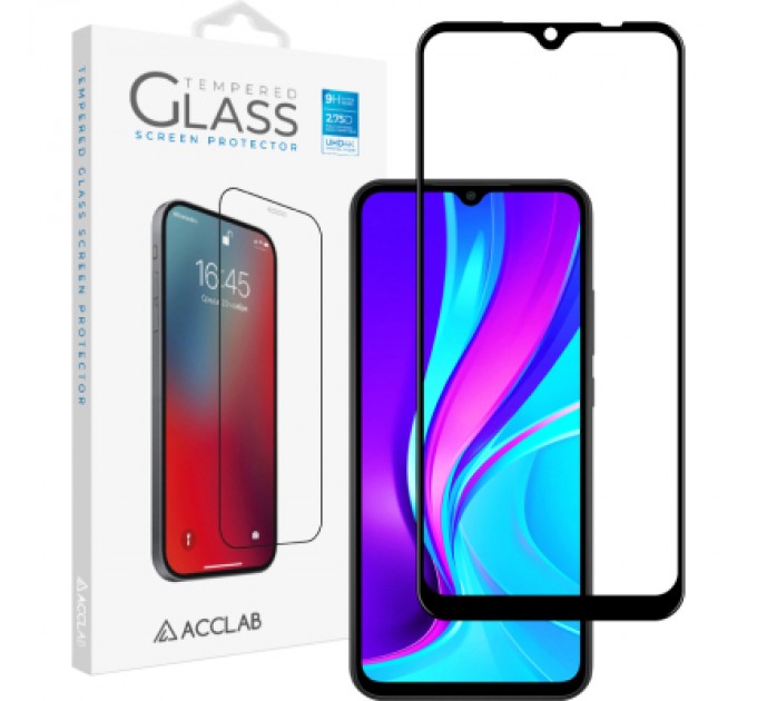 ACCLAB Скло захисне ACCLAB Full Glue Xiaomi Redmi 9A/9C (1283126508820)