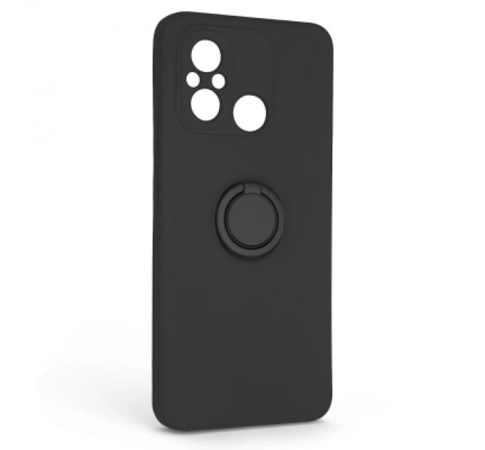 Armorstandart Чохол до мобільного телефона Armorstandart Icon Ring Xiaomi Redmi 12C Black (ARM68791)
