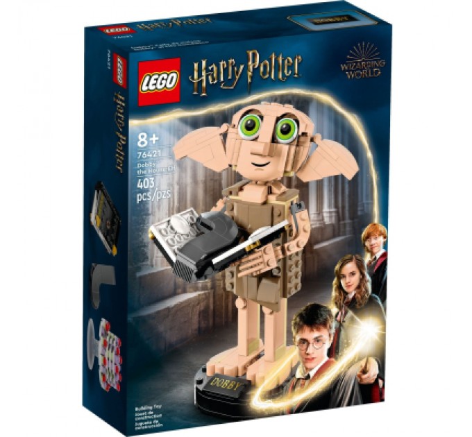 Конструктор LEGO Harry Potter Добі домашній ельф 403 елемента (76421)