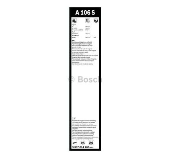 Bosch Щітка склоочисника Bosch 3 397 014 208