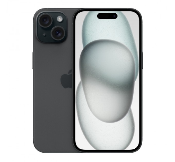 Apple Мобільний телефон Apple iPhone 15 128GB Black (MTP03)