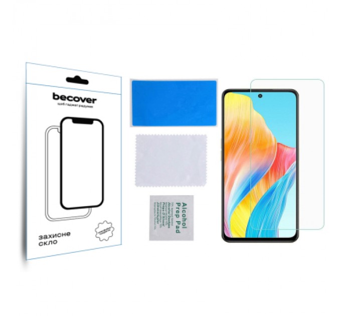 BeCover Скло захисне BeCover Oppo A98 5G 3D Crystal Clear Glass (709773)