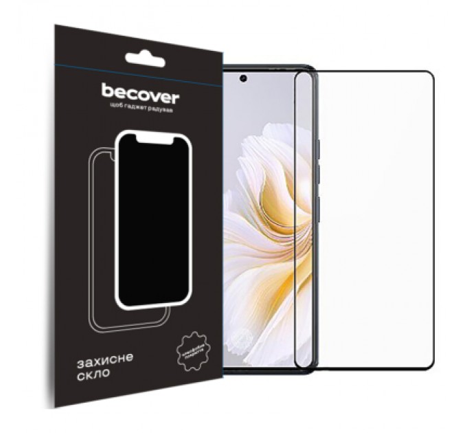 BeCover Скло захисне BeCover Tecno Camon 20 Pro (CK7n) Black (709745)