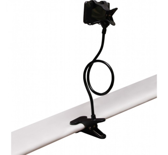 XoKo Тримач для смартфонів XoKo прищепка, гнучкий, 65 см, чорний (RM-C20)