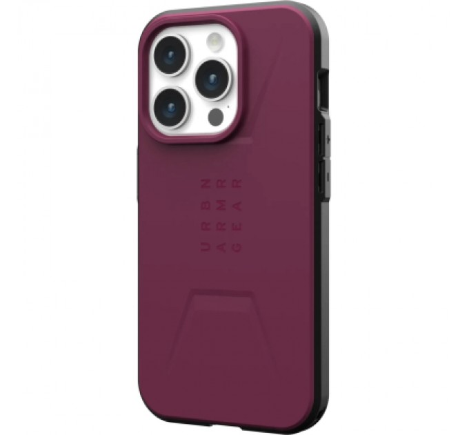 UAG Чохол до мобільного телефона UAG Apple iPhone 15 Pro Civilian Magsafe, Bordeaux (114275119049)