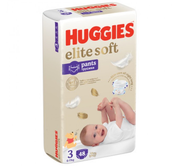 Huggies Підгузки Huggies Elite Soft 3 (6-11 кг) Mega 48 шт (5029053549293)