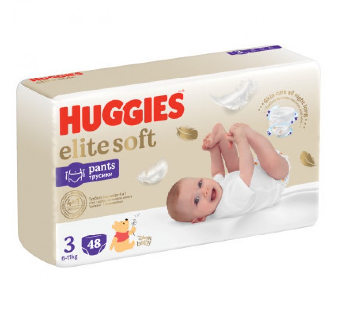 Huggies Підгузки Huggies Elite Soft 3 (6-11 кг) Mega 48 шт (5029053549293)