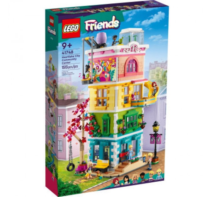 LEGO Конструктор LEGO Friends Хартлейк-Сіті. Громадський центр 1513 деталей (41748)