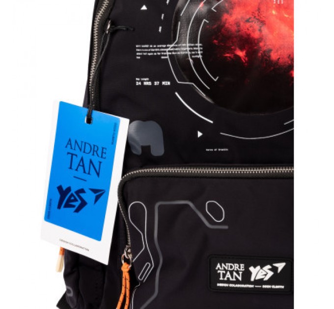 Yes Рюкзак шкільний Yes T-131 by Andre Tan Space black (559051)