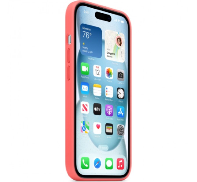 Apple Чохол до мобільного телефона Apple iPhone 15 Silicone Case with MagSafe Guava (MT0V3ZM/A)