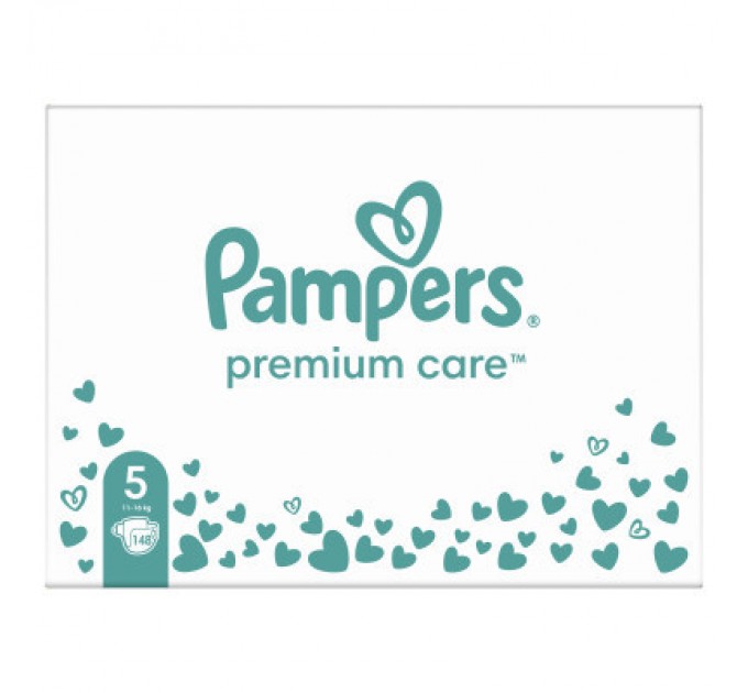 Підгузки Pampers Premium Care Розмір 5 (11-16 кг) 148 шт (8006540855973)