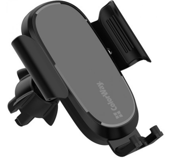 Універсальний автотримач ColorWay Air Vent Car Wireless Charger 15W Black (CW-CHAW038Q-BK)