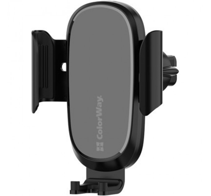 Універсальний автотримач ColorWay Air Vent Car Wireless Charger 15W Black (CW-CHAW038Q-BK)