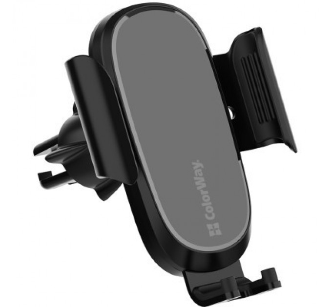 Універсальний автотримач ColorWay Air Vent Car Wireless Charger 15W Black (CW-CHAW038Q-BK)