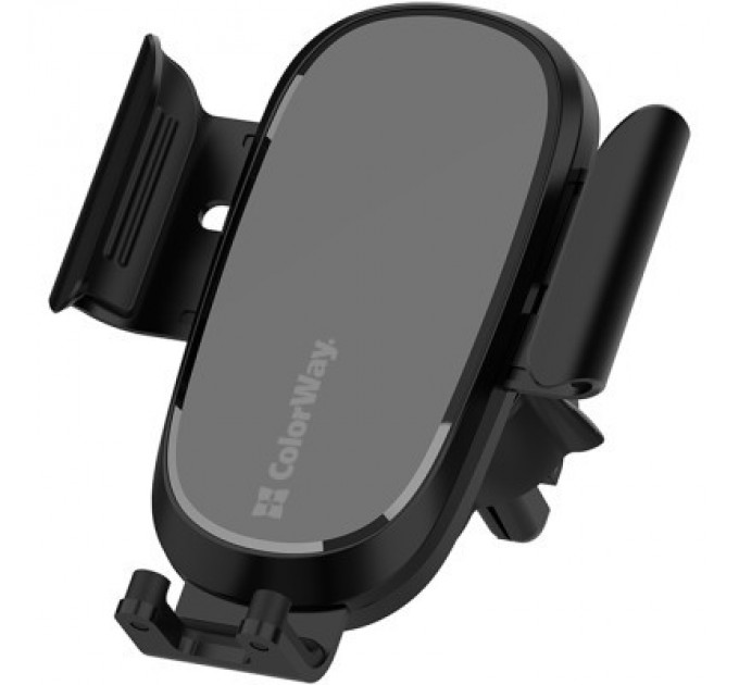 Універсальний автотримач ColorWay Air Vent Car Wireless Charger 15W Black (CW-CHAW038Q-BK)