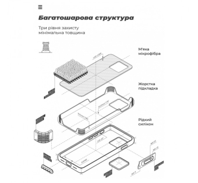Armorstandart Чохол до мобільного телефона Armorstandart ICON Case Samsung M34 5G (M346) Camera cover Red (ARM69638)