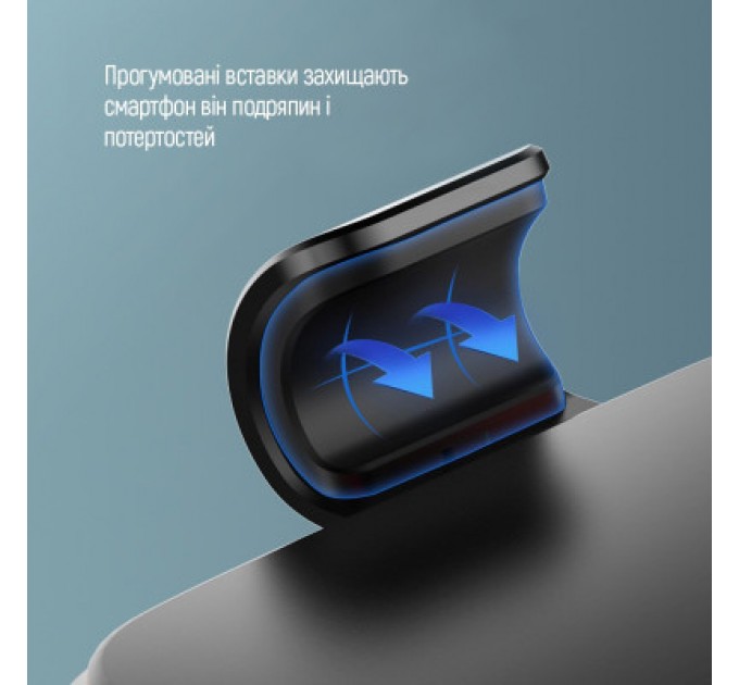 Універсальний автотримач ColorWay Metallic Gravity Holder 3 Black (CW-CHG14-BK)