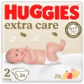 Huggies Підгузки Huggies Extra Care Size Розмір 2 (3-6 кг) 24 шт (5029053550275)