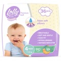Lolly Підгузки Lolly Premium Soft 4 (7-18 кг) 36 шт (4820174981044)