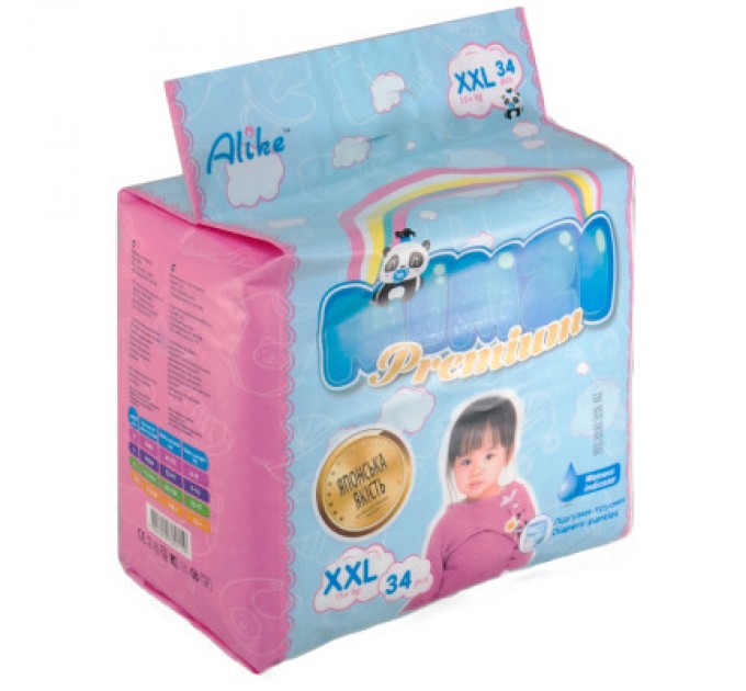 Mimzi Підгузки Mimzi XXL 15+ кг 34 шт. (MPXXL34) (4820209800159)