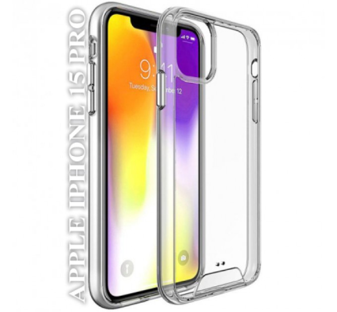 BeCover Чохол до мобільного телефона BeCover Space Case Apple iPhone 15 Pro Transparancy (709938)